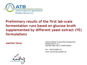 Test report for Lactic acid fermentation 1