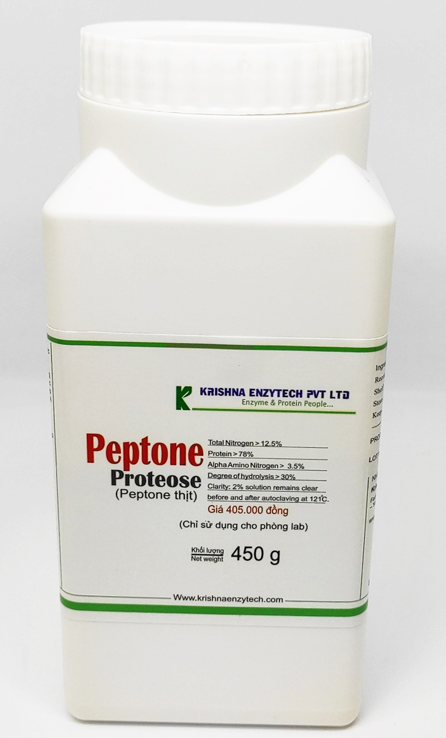 Công dụng của Proteose Peptone (Peptone Thịt) 450g